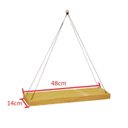 Ver imagem 3 de Kit 2 Prateleira Suspensa Corda Sala Cozinha Varanda Decorativa