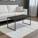 Ver imagem 2 de Mesa de Centro Industrial Elegance Preto Fosco