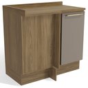 Ver imagem 1 de Armário de Cozinha Balcão de Canto 1 Porta 52x98cm com Tampo M625 Botanic Kappesberg