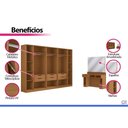 Ver imagem 4 de Quarto Modulado Casal 10 Peças Liga QM38 Canela Kappesberg