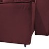 Sofá para Sala Reclinavel Estofado Price 180cm Veludo Vinho - 9