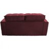 Sofá para Sala Reclinavel Estofado Price 180cm Veludo Vinho - 7