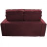 Sofá para Sala Reclinavel Estofado Price 180cm Veludo Vinho - 5