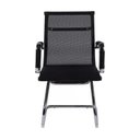 Ver imagem 3 de Kit 4 Cadeiras Escritorio Interlocutor Esteirinha Tela Mesh 3303 Preto