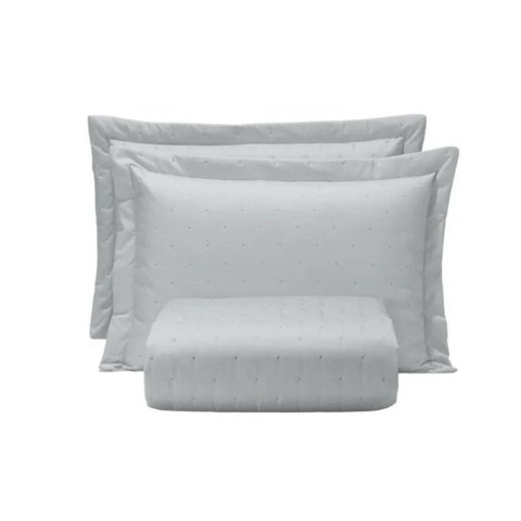 Jogo Cobre Leito Toque de Algodão 250 Fios Queen 240x260cm - Nuvem