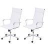Kit 2 Cadeiras Escritorio Presidente Esteirinha Tela Mesh 3303 - 1