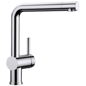 Torneira Cozinha Monocomando, Metal Nobre, Bico Extensor Acabamento: Premium; Cor: Prata
