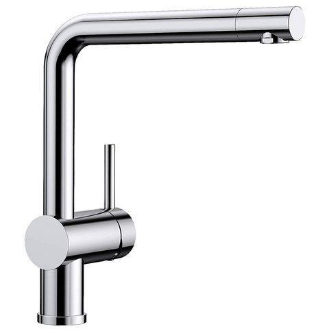Torneira Cozinha Monocomando, Metal Nobre, Bico Extensor Acabamento: Premium; Cor: Prata
