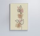 Ver imagem 1 de Quadro Abstrato Folhas 2 - 90x60 Cm - Tecido Canvas