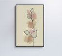 Ver imagem 6 de Quadro Abstrato Folhas 2 - 90x60 Cm - Tecido Canvas