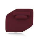 Ver imagem 6 de Sofá Ilha Dakota Chaise 168cm Modulado Encosto Almofada Solta Veludo Bordô G33 - Gran Belo