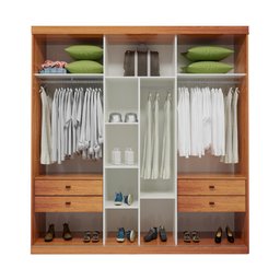 Guarda-Roupa Casal 3 Portas e 4 Gavetas Petra Bom Pastor - 2