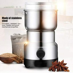 Moedor Doméstico Mini Pulverizador Elétrico de Ervas de Aço Inoxidável Lâmina 110v - 5