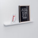 Ver imagem 2 de Prateleira Premium Criativa (Selo Fsc) 80 x 9 cm Branca com Revestimento Melaminico Bemfixa