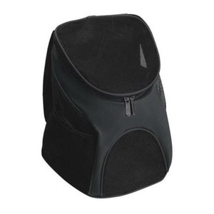 Mochila Transporte Pet Bolsa Preta para Gato Cachorro Mala Viagem Passeio Canguru Multiuso