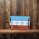 Ver imagem 5 de Kit 2 Bandeja de Madeira Servir Café da Manhã Mesa Refeições Cor:tres Faixas