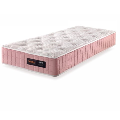 Colchão Solteiro 88x188x30cm com Molas Ensacadas Denver Rose