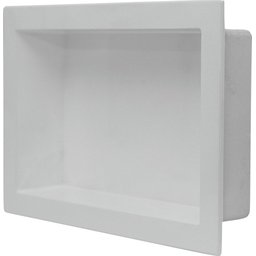 Nicho Banheiro Embutir de Mármore Sintético Branco 30x50 Quanta Compositos Nicho de Embutir 30x50 Se - 1
