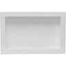 Nicho Banheiro Embutir de Mármore Sintético Branco 30x50 Quanta Compositos Nicho de Embutir 30x50 Se - 2