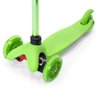 Patinete Infantil 3 Rodas Radical 60kg Scooter Dobravel Altura Ajustavel Design Moderno Verde - 2