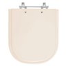 Assento Sanitário Poliester Amendoa Para Vaso Deca - 1