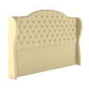 Ver imagem 2 de Cabeceira Estofada Queen 160 Cm Cristal Linho Creme