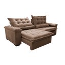 Ver imagem 7 de Sofá Retrátil e Reclinável 2,75m Cama inBox Big Fresh com SoftGel D40 Velupluma Castor