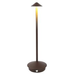 Luminaria de Mesa Abajur Led 3 Tons Controle de Intensidade Usb Bateria Recarregavel Touch Home Offi - 14