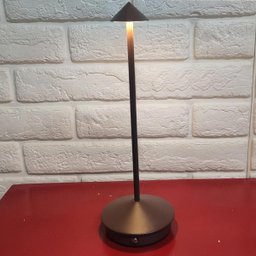 Luminaria de Mesa Abajur Led 3 Tons Controle de Intensidade Usb Bateria Recarregavel Touch Home Offi - 3