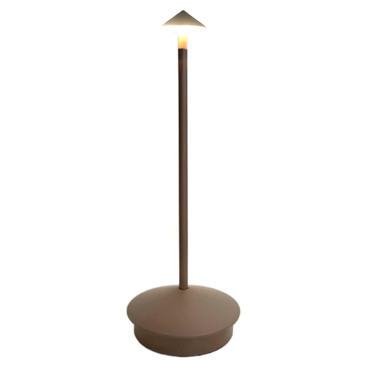Luminaria de Mesa Abajur Led 3 Tons Controle de Intensidade Usb Bateria Recarregavel Touch Home Offi - 12