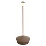 Luminaria de Mesa Abajur Led 3 Tons Controle de Intensidade Usb Bateria Recarregavel Touch Home Offi - 12