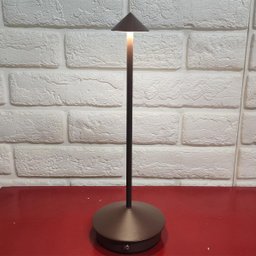 Luminaria de Mesa Abajur Led 3 Tons Controle de Intensidade Usb Bateria Recarregavel Touch Home Offi - 2