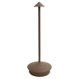 Luminaria de Mesa Abajur Led 3 Tons Controle de Intensidade Usb Bateria Recarregavel Touch Home Offi - 11