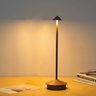 Luminaria de Mesa Abajur Led 3 Tons Controle de Intensidade Usb Bateria Recarregavel Touch Home Offi - 10