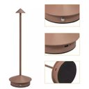 Ver mais imagens de Luminaria de Mesa Abajur Led 3 Tons Controle de Intensidade Usb Bateria Recarregavel Touch Home Offi