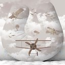 Ver imagem 1 de Almofada de Amamentação Travevesseiro Bebê Aviões Am06