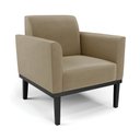 Ver imagem 6 de Conjunto 2 Poltronas e 1 Namoradeira Decorativa Isabella Pés Fixo em Madeira Preto Suede Nude G19 - 