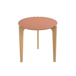 Mesa de Apoio e Lateral Sofá para Sala Florida 0,60m Luanda/freijó - Lukaliam Móveis - 1