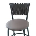 Ver mais imagens de Kit 2 Banquetas Baixa Cozinha Encosto Juncado