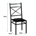 Ver imagem 2 de Cadeira Empilhável Reforçada Ferro Uso Diário e Eventos 150k