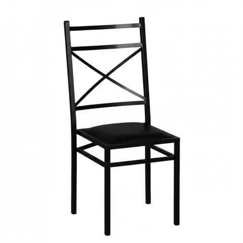 Cadeira Empilhável Reforçada Ferro Uso Diário e Eventos 150k