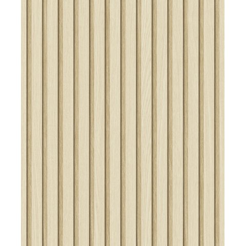 Papel de Parede Seven Madeira Painel Ripado Marfim