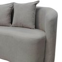 Ver mais imagens de Sofá Decorativo Montreal 150cm Orgânico Bouclé Cinza Claro