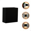 Ver imagem 1 de Arandela de Parede Externa Facho Duplo Ajustável Preta 110/220v