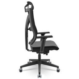 Cadeira Darix X+ Slider Braços 3d Pu Plaxmetal Nacional Revestida - Sintético Preto - 2