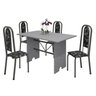 Conjunto de Mesa 120x75cm Tampo Granito com 4 Cadeiras Lavínea  - 2