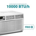 Ver imagem 4 de Ar Condicionado Philco Paj10fh 10.000 Btus Timer Eco Serpentina de Cobre Frio Branco 220v