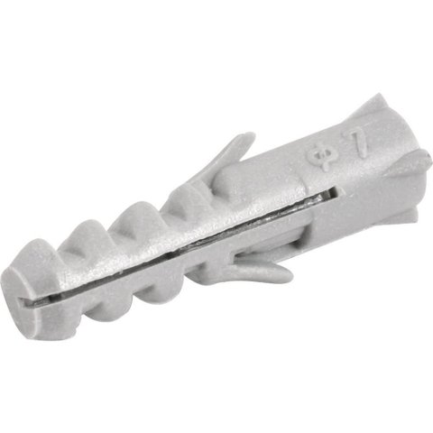 Bucha de Fixação 7 Mm Cartela com 10 Peças Vonder