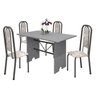 Conjunto de Mesa 120x75cm Tampo Granito com 4 Cadeiras Lavínea  - 2