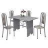 Conjunto de Mesa 120x75cm Tampo Granito com 4 Cadeiras Lavínea  - 2